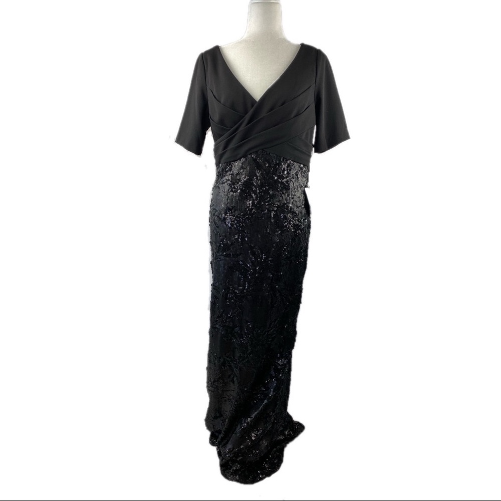 Adrianna Papell Sequin Evening Gown Size 10